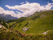 Grevasalvas, Sils im Engadin, Oberengadin, Graubünden, Schweiz