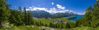 Sils i.E., Sils Baselgia, Oberengadin, Graubünden, Schweiz
