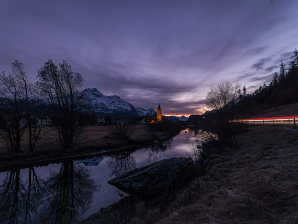 Abendstimmung in Sils im Oberengadin