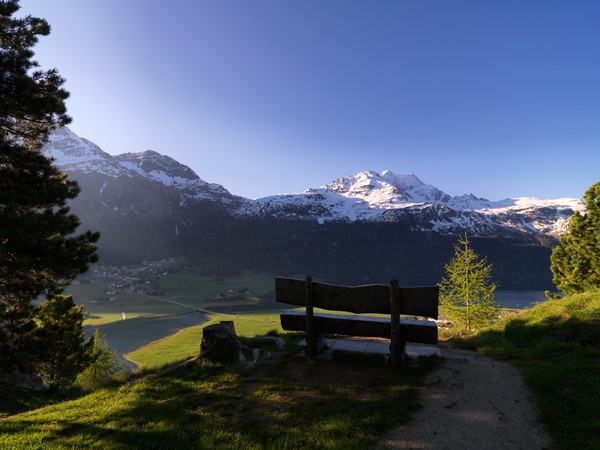 Aussichtspunkt ob Silvaplana im Oberengadin