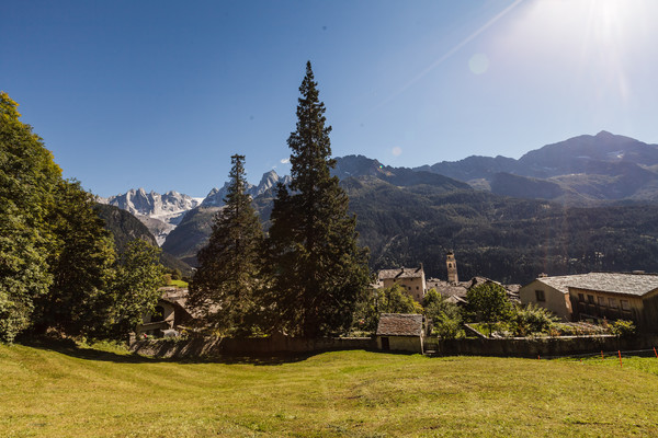 Soglio im Bergell, Graubünden, Schweiz