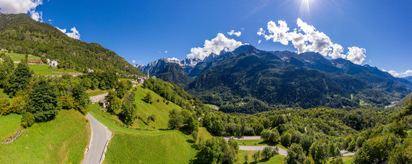 Soglio im Bergell, Graubünden, Schweiz