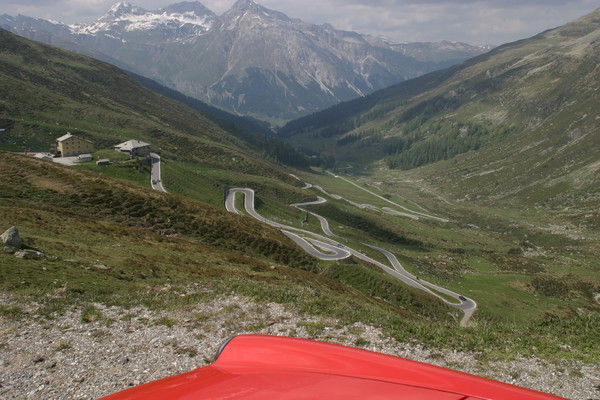 Splügenpass in Graubünden