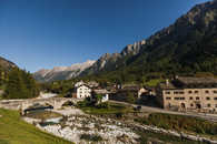 Foto: Stampa, Val Bregaglia, Bergell, Graubünden, Schweiz