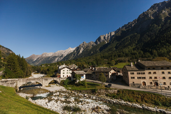 Stampa im Bergell, Graubünden, Schweiz