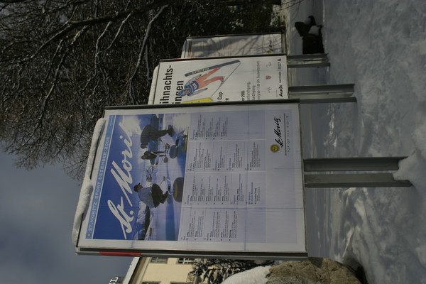 Plakte in St.Moritz