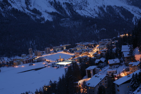 Abendstimmung in St.Moritz