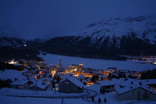 Abendstimmung in St.Moritz