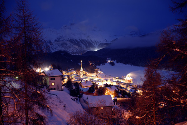 Abendstimmung in St.Moritz