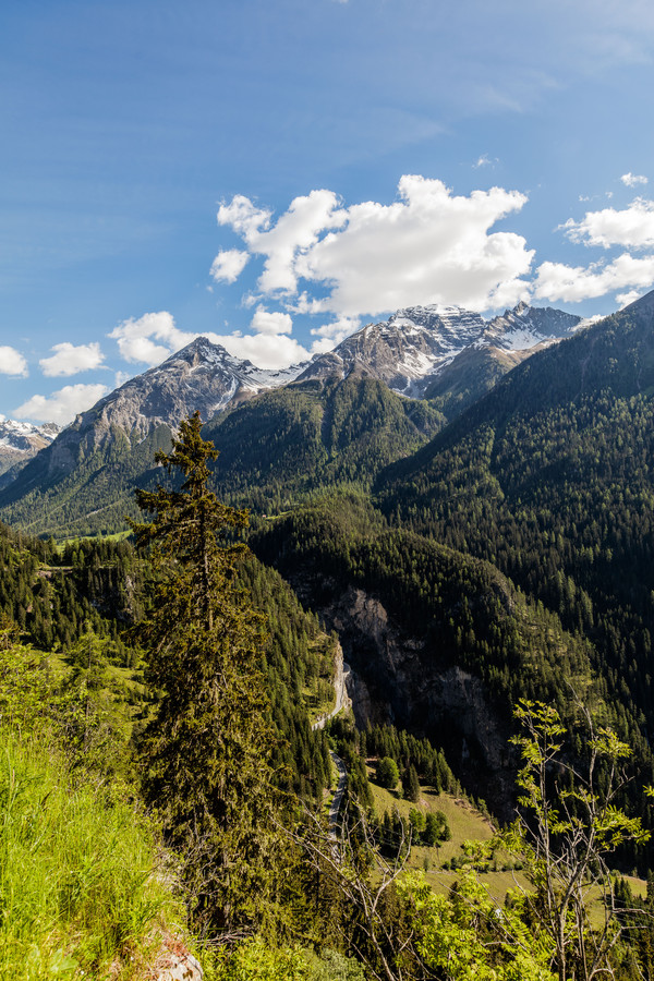 Stugl oberhalb von Bergün/Bravuogn im Albulatal