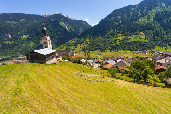 Sumvitg im Bündner Oberland, Graubünden, Schweiz, Switzerland