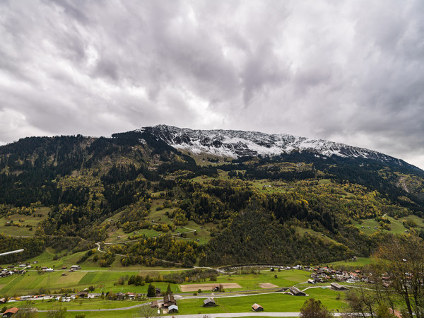 Surrein in der Surselva in Graubünden