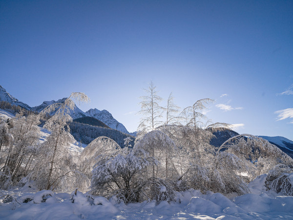 Winter in Tarasp im Unterengadin