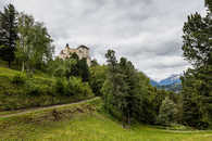 Foto: Schloss Tarasp, Scuol-Tarasp, Unterengadin, Graubünden, Schweiz
