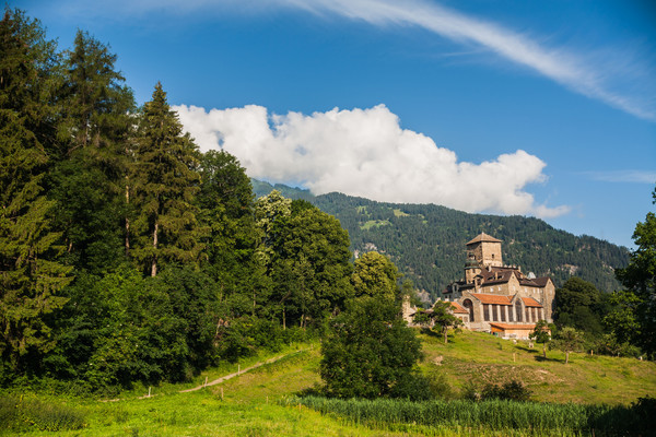 Schloss Ortenstein bei Tomils/Tumegl im Domleschg, Graubünden, Schweiz