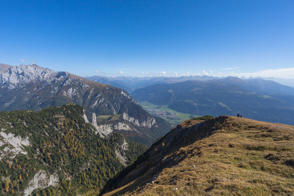 Gletschermühlen im Val Maliens auf der Alp Mora bei Trin in Graubünden