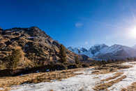 Val Roseg, Pontresina, Oberengadin, Graubünden, Schweiz