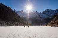 Foto: Lej da Vadret, Val Roseg, Pontresina, Oberengadin, Graubünden, Schweiz