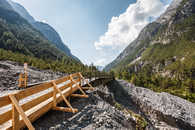 Unwetterschäden 2015, Val-charl, Scuol, Unterengadin, Graubünden, Schweiz