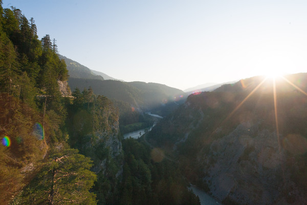 Aussichtspunkt bei Versam in Graubünden