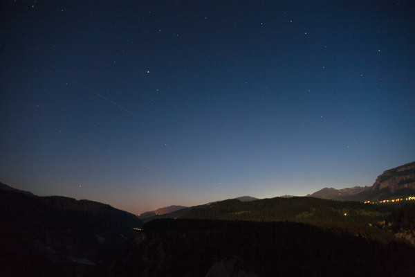 Blick von Versam nach Flims