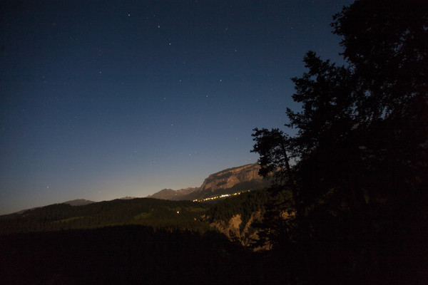 Blick von Versam nach Flims