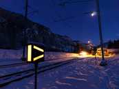 Foto: Bahnhof Versam-Safien, Graubünden, Schweiz