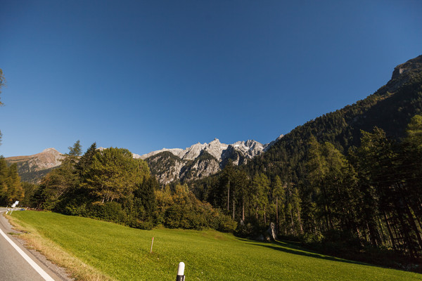 Vicosoprano im Bergell, Graubünden, Schweiz